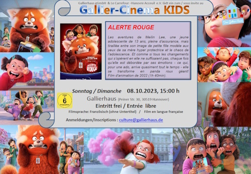 ACTIVITÉ ENFANTS Cinéma Kids : ALERTE ROUGE