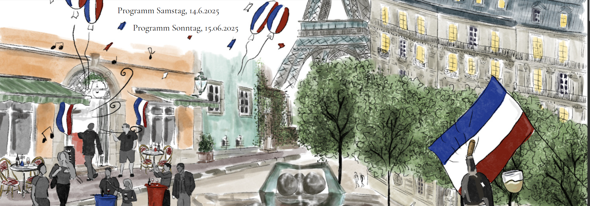 Fête de l’amitié - Première fête francaise à Ballhofplatz à Hanovre