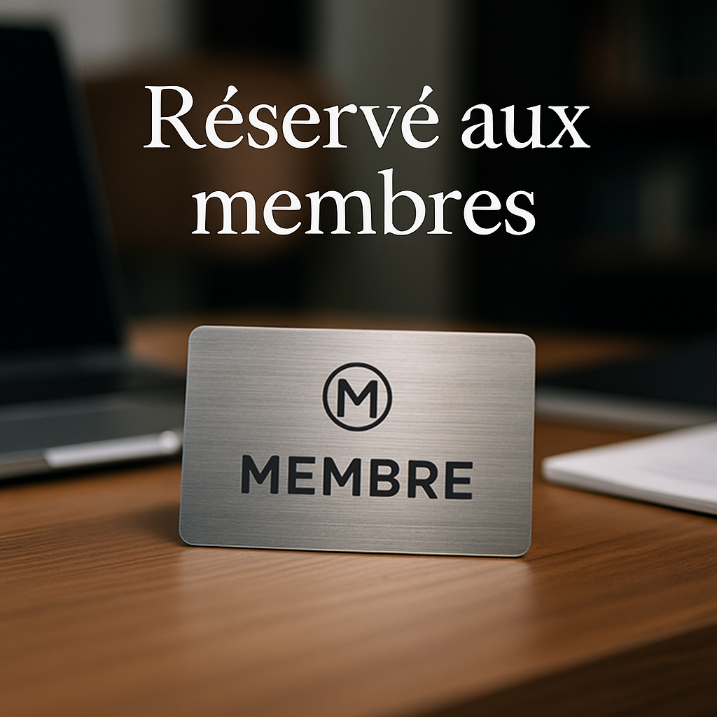Activité officielle réservée aux membres